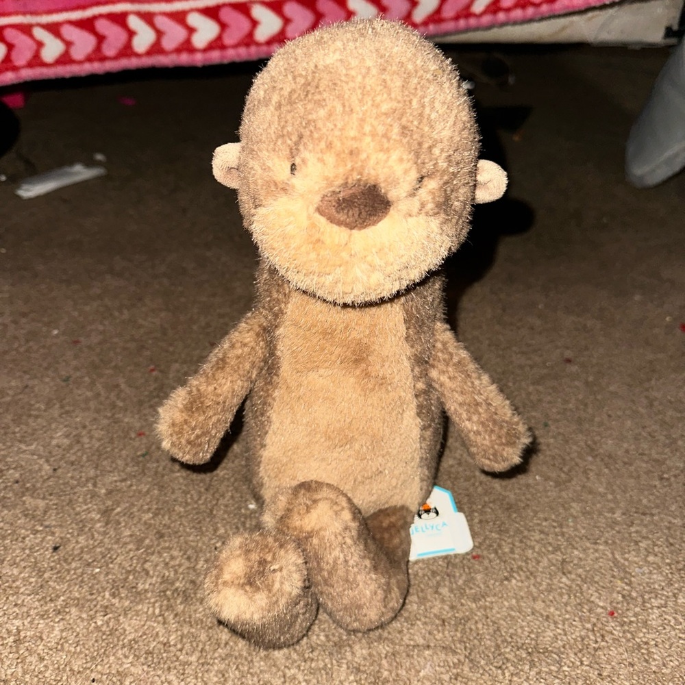 Jellycat Tan and Brown Plush Otter